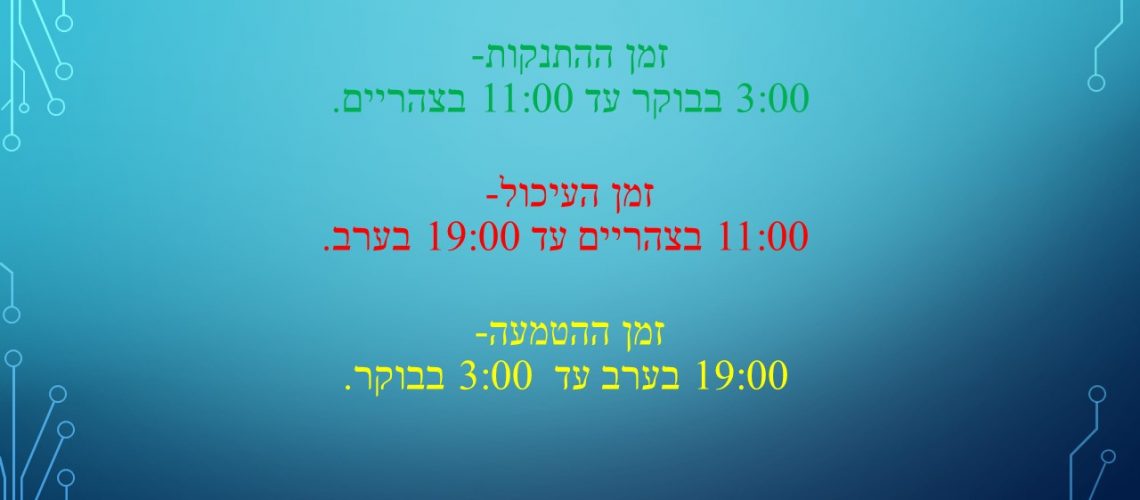 שלושה זמנים עיקריים שלושה זמנים עיקריים